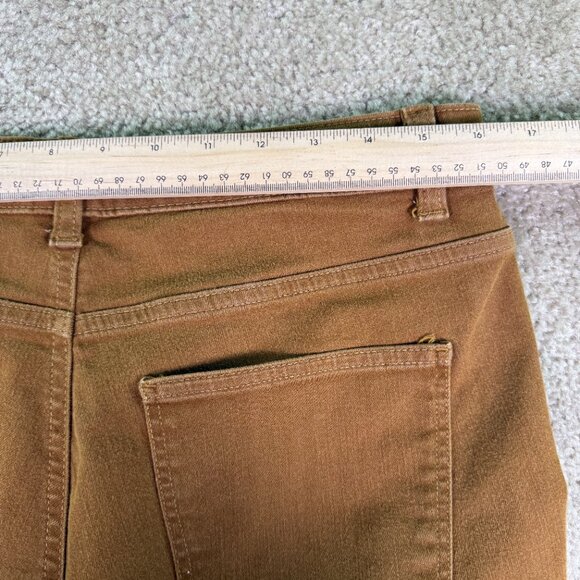 Talbots Simply Flattering Collection Sz 10 Jegging Jean Stretch Brown 32x27 F062 - Picture 9 of 13